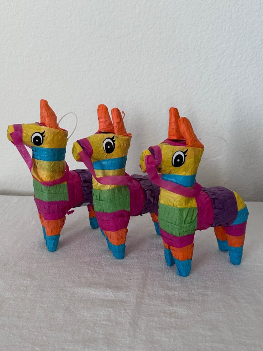3 Small Donkey Burro Pinatas